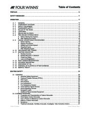 2008 Four Winns V458 Boat Owners Manual, 2008 page 4