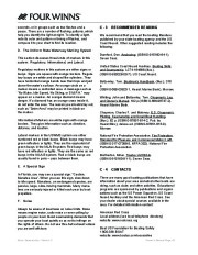 2008 Four Winns V458 Boat Owners Manual, 2008 page 46