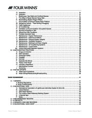 2008 Four Winns V458 Boat Owners Manual, 2008 page 5