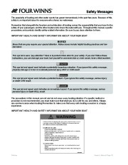 Four Winns Vista 338 Boat Owners Manual, 2007,2008 page 13