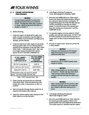 Four Winns Vista 338 Boat Owners Manual, 2007,2008 page 22