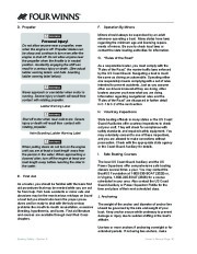 Four Winns Vista 338 Boat Owners Manual, 2007,2008 page 39