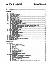 Four Winns Vista 338 Boat Owners Manual, 2007,2008 page 4