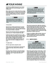 Four Winns Vista 338 Boat Owners Manual, 2007,2008 page 40