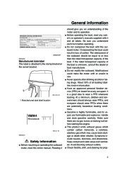 Yamaha Motor Owners Manual, 2005 page 7
