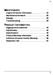 2007 Evinrude 115 150 175 200 hp E-TEC PL PX SL HL CX Outboard Motor Owners Manual, 2007 page 8