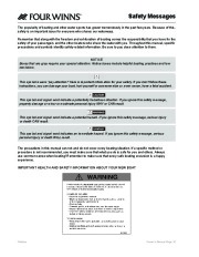 2011 Four Winns H310 Boat Owners Manual, 2011 page 12