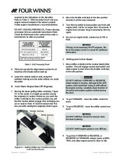 2011 Four Winns H310 Boat Owners Manual, 2011 page 20