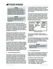 2011 Four Winns H310 Boat Owners Manual, 2011 page 27