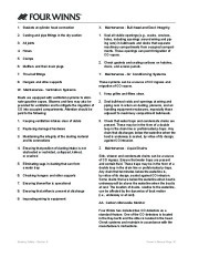 2011 Four Winns H310 Boat Owners Manual, 2011 page 34