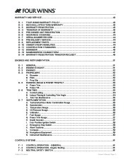2011 Four Winns H310 Boat Owners Manual, 2011 page 5