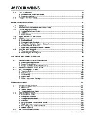 2011 Four Winns H310 Boat Owners Manual, 2011 page 7