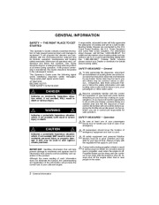 2005 Johnson 60 70 hp PL4 4-Stroke Outboard Owners Manual, 2005 page 4
