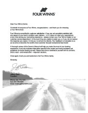 2008 Four Winns SL Series Boat Owners Manual, 2008 page 3