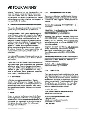 2008 Four Winns SL Series Boat Owners Manual, 2008 page 43