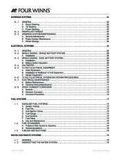 2008 Four Winns SL Series Boat Owners Manual, 2008 page 7