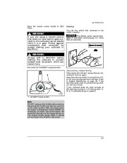 2011 Evinrude 40 50 60 hp E-TEC RL TL PL SL Outboard Boat Motor Owners Manual, 2011 page 33