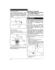 2011 Evinrude 40 50 60 hp E-TEC RL TL PL SL Outboard Boat Motor Owners Manual, 2011 page 34