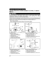 2011 Evinrude 40 50 60 hp E-TEC RL TL PL SL Outboard Boat Motor Owners Manual, 2011 page 38