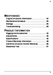 2007 Evinrude 200 225 250 hp E-TEC PL PX PZ CX CZ SL HL Outboard Motor Owners Manual, 2007 page 8
